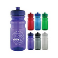 Sports Bike Bottle - 20oz Plastic Fitness Water Bottle